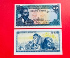 Kenya  20  Shillings  1978  Pick 17a( Uncirculated )