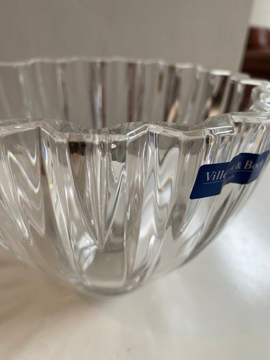 Villeroy and Boch 6.25 inch heavy crystal bowl