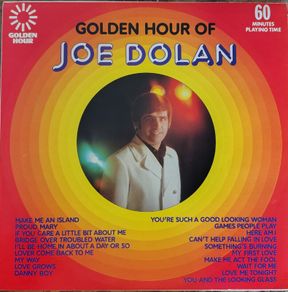Joe Dolan - Golden Hour Vinyl LP (1974) UK Compilation Pop Ballad EX+