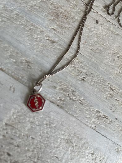 Vintage Italian 925 Silver Enamel Snake Necklace