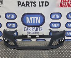 Front Bumper Skin for Audi A4 / S4 B9 2016-2019 Prefacelift S-Line