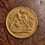1894 Victorian Half Sovereign. 4g 22K. Image 5
