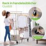 Heavy Duty Double Clothes Rack 272 kg Capacity Alloy Steel Image 7