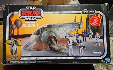 Star Wars The Vintage Collection Boba Fett's Slave 1 and Action Figure
