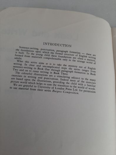 Old school book look and write