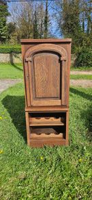 Vintage Drinks Cabinet with Wine Rack (1970s, German Made)