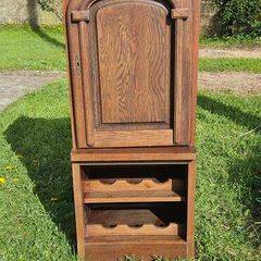Vintage Drinks Cabinet with Wine Rack (1970s, German Made)