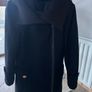 Navy coat ASOS Image 2