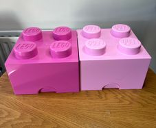 2 Lego storage boxes