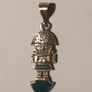 Antique Ethnic Sterling Silver Pendant Image 2