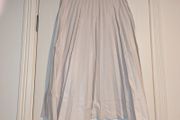 Gorgeous pleated leather midi skirt