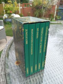 5 x Jungle Lore by Jim Corbett, hardbacks, as new, D18 post 7e