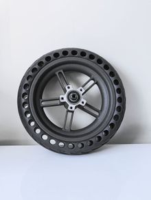 Rear Wheel with Flat Tire for Xiaomi Electric Scooter