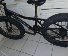 GUNSROSES Fat Tire Mountain Bike Softtail