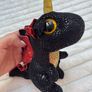 Ty Beanie Boos Grindal Black Dragon Plush approx. 6" Used Please see photos Image 8
