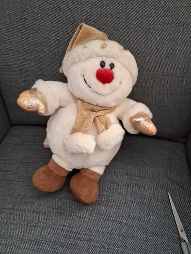 Christmas musical soft toy.