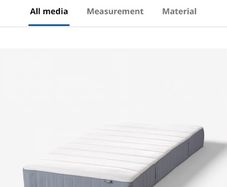 Single bed spring mattress