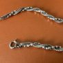 Vintage Sphere Bead Links Silver necklace 925 Image 5
