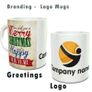 Custom personalised logo greeting message bulk printed mugs,Whole sale printing Image 5