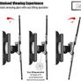 Ultra Slim Tilt Swivel TV Wall Bracket Mount For 24-55 Inch LED LCD Plasma & Curved Screens Image 4