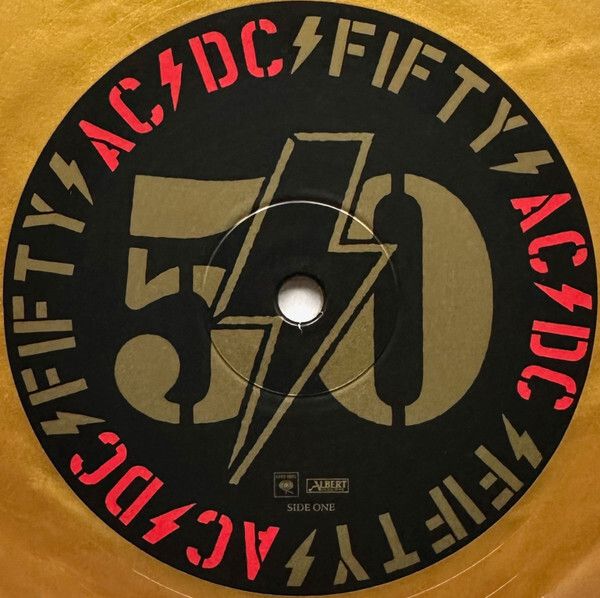 AC/DC High voltage Vinyl, LP, Album, Limited Edition, Reissue, Remastered, Special Edition, Stereo, Gold, 180g, 50th Anniversary