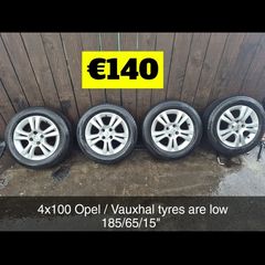 Sets & Singles of 4x100 alloys, wheels 14" 15" 16" to 17" From 50e to Suit Toyota Hyundai Kia Suzuki @ OCG Spares