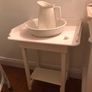 Antique jug and bowl table Image 5