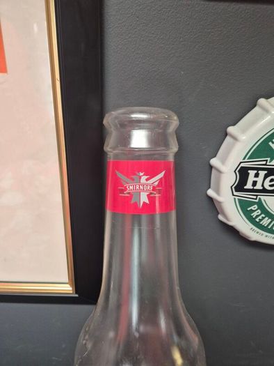 Giant plastic smirnorf bottle