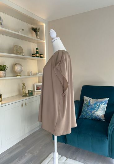 Ladies Caramel / Tan Coloured Short Sleeved Top from Primark