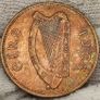 Ireland 1965 1d Penny Beautiful Uncirculated Nicely Toned Reverse Image 2