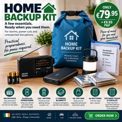 Home Emergency Backup Kit Power Cut & Storm Essentials