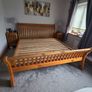 superking bed frame. solid wood Image 2