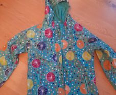 Girl's Trespass lined rain jacket