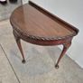Vintage Half Moon Console Table Image 2