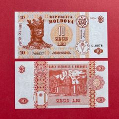 Moldova  10 Lei  2009  ( uncirculated )