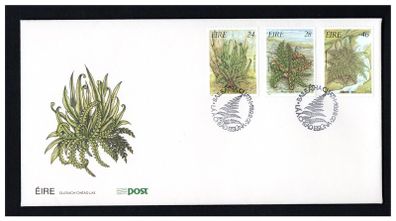 1986 Ireland Fauna & Flora Ferns Commemorative Stamps An Post First Day Cover (FDC)