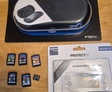 Psvita Games Bundle  + case + screen protector