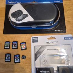 Psvita Games Bundle  + case + screen protector
