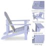 Outdoor Classic Wooden Adirondack Deck Chair with Cup Holder (FREE POSTAGE) Image 10