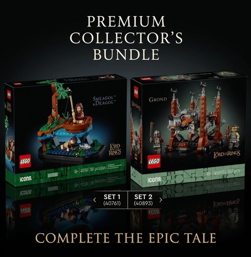 LEGO Lord Of The Rings - Grond & Smeagol and Deagol sets