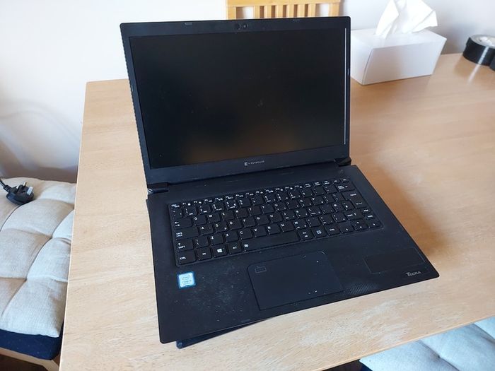 Selling 3 Toshiba Dynabook Tecra A40-E-15X laptops as a job lot.