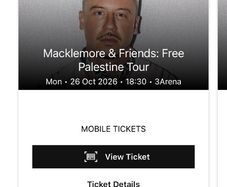Macklemore - Free Palestine Tickets