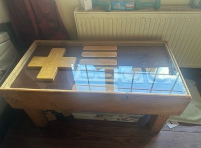 NES gaming coffee table