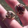 Sterling Silver and White Topaz Necklace/Bracelet/Ring (NOS) Image 7