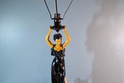 Vintage Cast Iron Lamp 1950s / 60s