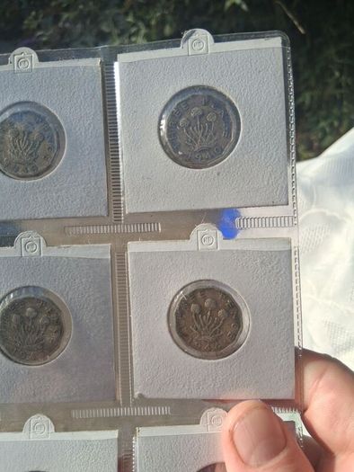 Full Set Of English Three Pence Coins(1937-1967)