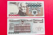 Poland  50,000 . Zlotych  1993   Unc Pick  159a  SCARCE.