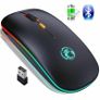 I-Mice 2-mode Rechargeable Wireless Bluetooth Ultra Slim Backlit Mouse. Image 5