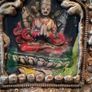 Large Silver Early 19th Century Gua with A Tsatsa of Green Tara Image 2