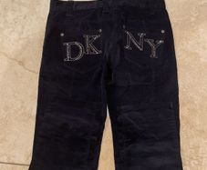 girls  bottoms DKNY navy trousers age 12 years